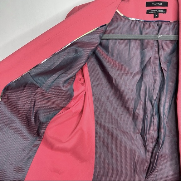 RW&Co Blazer Stretch Lining 4 - Picture 7 of 11